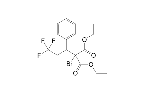 2-Bromo-2-(3,3,3-trifluoro-1-phenylpropyl)malonic acid