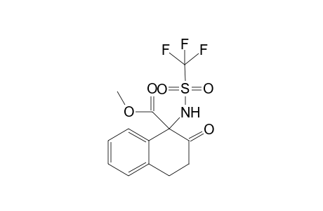 Methyl 2-oxo-1-{[(trifluoromethyl)sulfonyl]imino}-1,2,3,4-tetrahydro-1-naphthalenecarboxylate