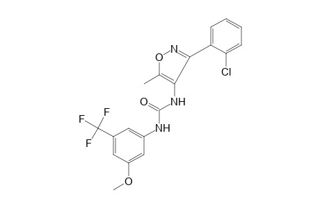 1-[3-(o-CHLOROPHENYL)-5-METHYL-4-ISOXAZOLYL]-3-(5-METHOXY-alpha,alpha,alpha-TRIFLUORO-m-TOLYL)UREA