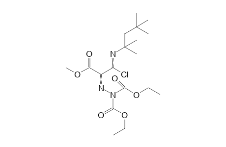 Diethyl 2-{2-Chloro-1-(methoxycarbonyl)-2-[(1,1,3,3-tetramethylbutyl)imino]ethylidene}hydrazine-1,1-dicarboxylate