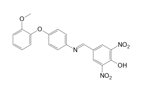 2,6-dinitro-4-{N-[p-(o-methoxyphenoxy)phenyl]formimidoyl}phenol