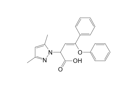 (Z)-3,5-Dimethyl-.alpha.-(2-phenoxy-2-phenylethenyl)-1H-pyrazole-1-acetic acid