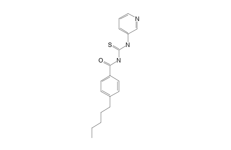 1-(p-pentybenzoyl)-3-(3-pyridyl)-2-thiourea