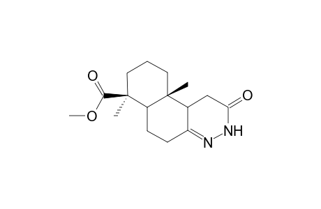 Methyl 7a,10ab-dimethyl-2-oxo-1,2,3,5,6,6a,7,8,9,10,10a,10b-dodecahydrobenzo[f]cinnoline-7b-carboxylate