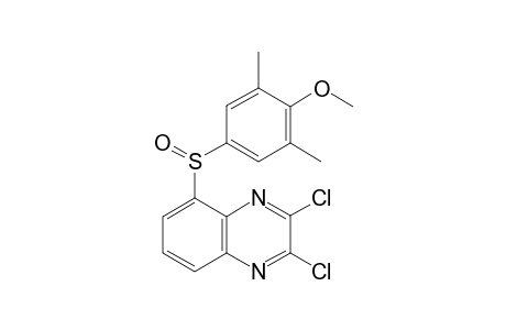 2,3-dichloro-5-((4-methoxy-3,5-dimethylphenyl)sulfinyl)quinoxaline