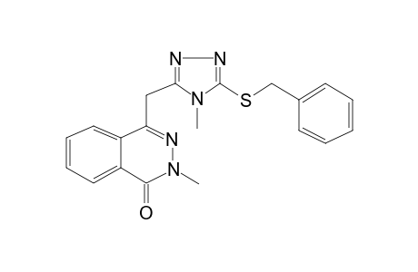 Phthalazin-1(2H)-one, 4-(5-benzylthio-4-methyl-1,2,4-triazol-3-ylmethyl)-2-methyl-