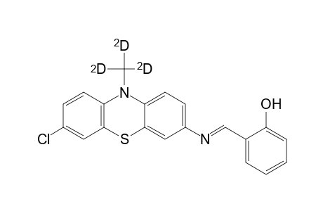 Phenol, 2-[[[7-chloro-10-(methyl-D3)-10H-phenothiazin-3-yl]imino]methyl]-