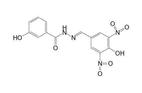 m-hydroxybenzoic acid, (3,5-dinitro-4-hydroxybenzylidene)hydrazide