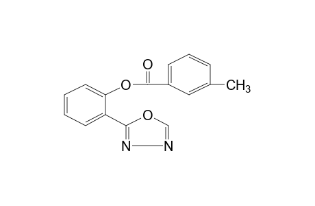 o-(1,3,4-oxadiazol-2-yl)phenol, m-toluate (ester)