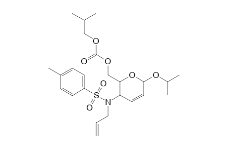 Isopropyl 6-o-(isobutoxycarbonyl)-4-N-[(prop-2-enyl)p-toluenesulfonamido]-2,3,4-trideoxy-.alpha.,D-erythro-hex-2-enopyranoside