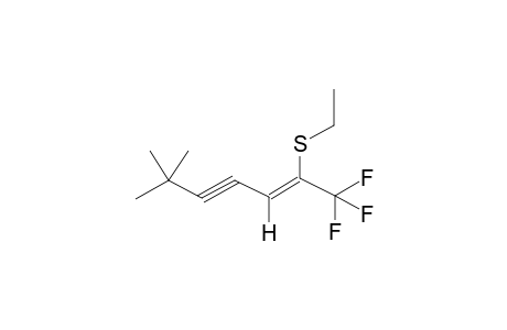 1,1,1-TRIFLUORO-2-METHYLTHIO-6,6-DIMETHYL-2-HEPTEN-4-YNE