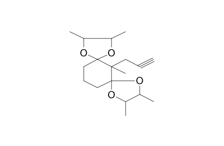 2,3,6,9,10-Pentamethyl-6-prop-2-ynyl-1,4,8,11-tetraoxadispiro[4.1.4.3]tetradecane