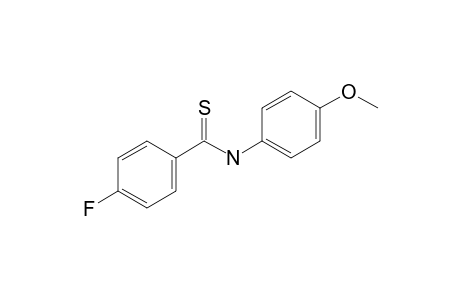 4-fluoro-N-(4-methoxyphenyl)thiobenzamide
