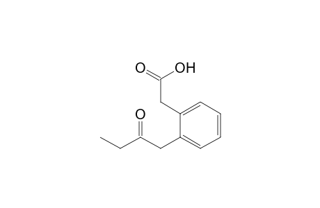 2-[2-(2-oxobutyl)phenyl]acetic acid