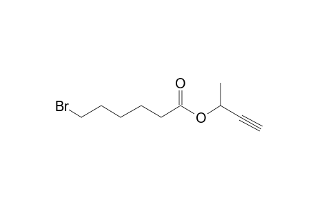 6-Bromohexanoic acid, but-3-yn-2-yl ester