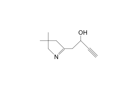 3-Hydroxy-4-(4',4'-dimethyl-delta-1'-pyrrolin-2'-yl)-1-butyne