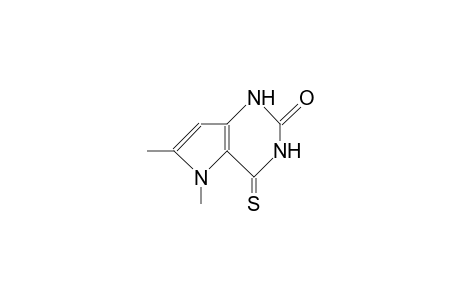 1,3,4,5-TETRAHYDRO-5,6-DIMETHYL-4-THIOXO-2H-PYRROLO-[3,2-D]-PYRIMIDIN-2-ON