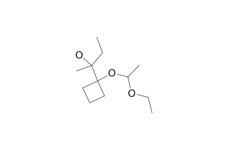 2-[1-(1-Ethoxy-ethoxy)-cyclobutyl]-butan-2-ol