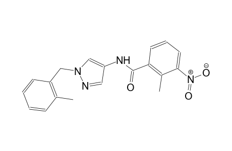 2-methyl-N-[1-(2-methylbenzyl)-1H-pyrazol-4-yl]-3-nitrobenzamide