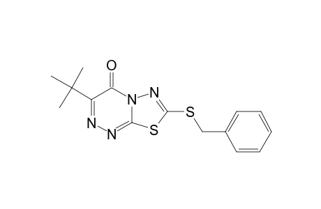 7-(benzylsulfanyl)-3-tert-butyl-4H-[1,3,4]thiadiazolo[2,3-c][1,2,4]triazin-4-one