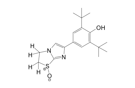 2,6-di-tert-butyl-4-(2,3-dihydroimidazo[2,1-b]thiazol-6-yl)phenol, S-oxide