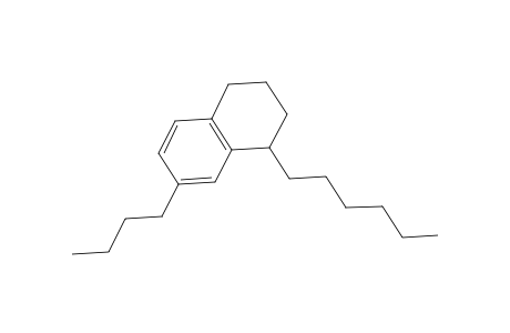 7-Butyl-1-hexyl-tetralin