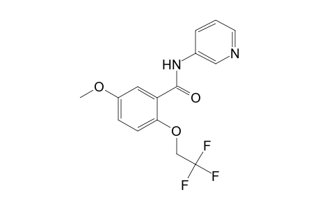 5-methoxy-N-3-pyridyl-2-(2,2,2-trifluoroethoxy)benzamide