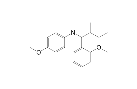 N-(4-Methoxyphenyl)-N-[1-(2-methoxyphenyl)-2-methylbutyl]amine