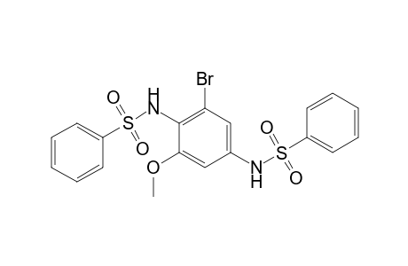 N-[3-bromanyl-5-methoxy-4-(phenylsulfonylamino)phenyl]benzenesulfonamide