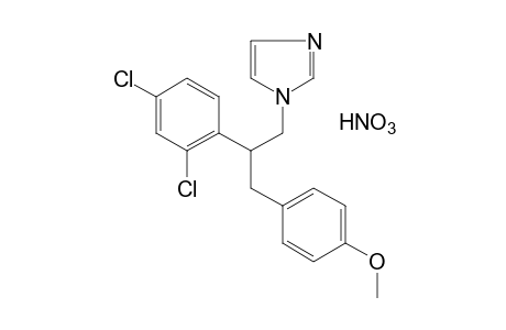 1-[2-(2,4-dichlorophenyl)-3-(p-methoxyphenyl)propyl]imidazole, mononitrate