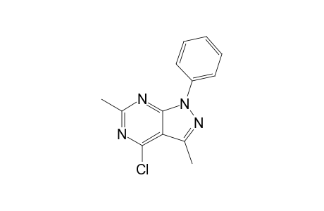 4-Chloro-3,6-dimethyl-1-phenyl-1H-pyrazolo[3,4-d]pyrimidine