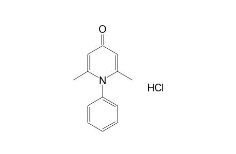 2,6-dimethyl-1-phenyl-4(1H)-pyridone, hydrochloride