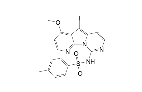 5-Iodo-4-methoxy-9-tosylaminopyrido[3',2':4,5]pyrrolo[1,2-c]pyrimidine