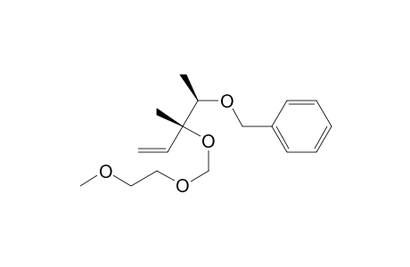 (+,-)-(3R*,4R*)-4-(benzyloxy)-3-[(2-methoxyethoxy)methoxy]-3-methyl-1-pentene