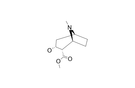 METHYL-(ENDO,ENDO)-3-HYDROXY-8-METHYL-8-AZABICYCLO-[3.2.1]-OCTANE-2-CARBOXYLATE