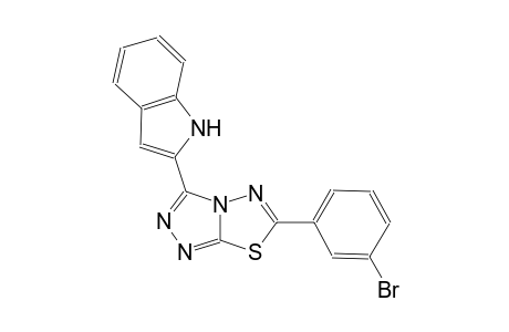 1H-indole, 2-[6-(3-bromophenyl)[1,2,4]triazolo[3,4-b][1,3,4]thiadiazol-3-yl]-