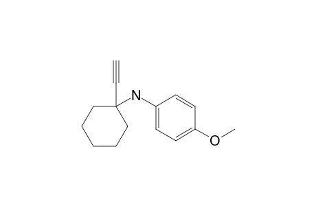 N-(1-Ethynylcyclohexyl)-4-methoxyaniline