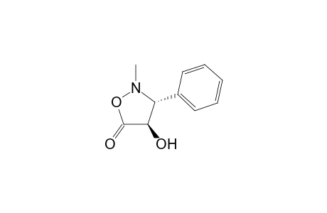 (3R,4R)-4-Hydroxy-2-methyl-3-phenyl-isoxazolidin-5-one