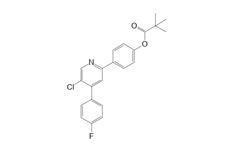 4-(5-Chloro-4-(4-fluorophenyl)pyridin-2-yl)phenyl pivalate