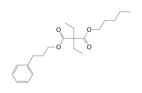 Diethylmalonic acid, pentyl 3-phenylpropyl ester