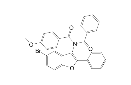 N-Benzoyl-N-(5-bromo-2-phenylbenzofuran-3-yl)-4-methoxybenzamide