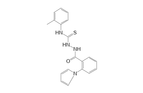 1-[o-(pyrrol-1-yl)benzoyl]-3-thio-4-o-tolylsemicarbazide