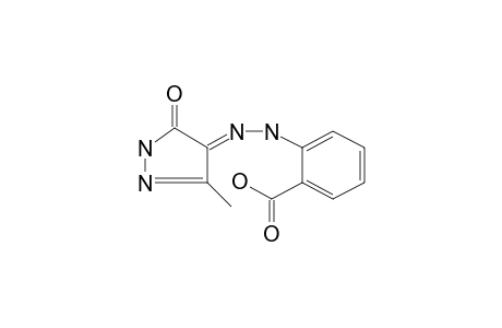 4-o-Carboxylic-phenylhydrazono-3-methyl-2-pyrazolin-5-one