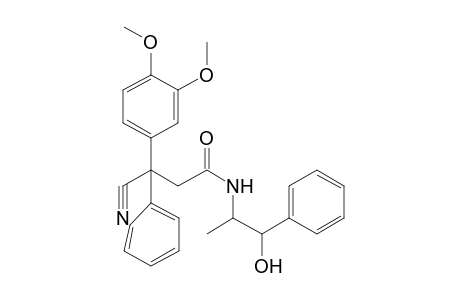 3-cyano-3-(3,4-dimethoxyphenyl)-N-(1-hydroxy-1-phenylpropan-2-yl)-3-phenylpropanamide