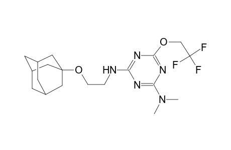 N-[2-(Adamantan-1-yloxy)-ethyl]-N',N'-dimethyl-6-(2,2,2-trifluoro-ethoxy)-[1,3,5]triazine-2,4-diamine