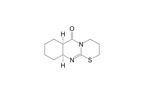 cis-(6aR,10aS)-3,4,6a,7,8,9,10,10a-octahydro-2H-[1,3]thiazino[2,3-b]quinazolin-6-one