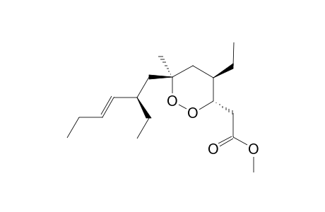 2-[(3S,4R,6S)-4-ethyl-6-[(E,2R)-2-ethylhex-3-enyl]-6-methyl-dioxan-3-yl]acetic acid methyl ester