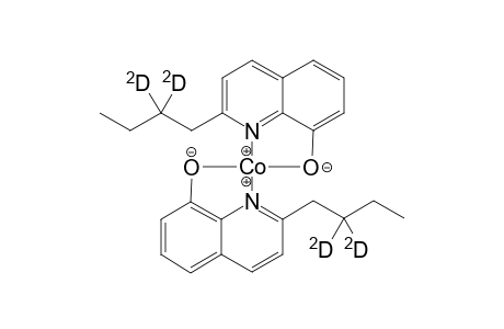 2-n-butyl-.beta.-D2-8-hydroxyquinoline cobalt complex