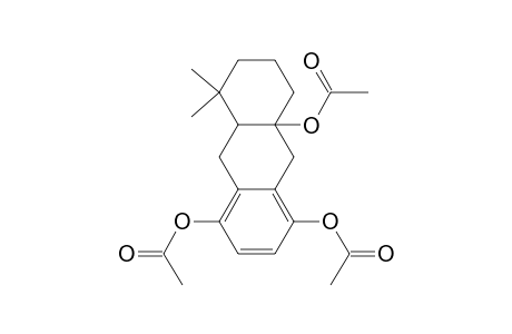 1,4,8a(6H)-Anthracenetriol, 5,7,8,9,10,10a-hexahydro-5,5-dimethyl-, triacetate