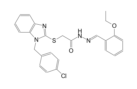 acetic acid, [[1-[(4-chlorophenyl)methyl]-1H-benzimidazol-2-yl]thio]-, 2-[(E)-(2-ethoxyphenyl)methylidene]hydrazide